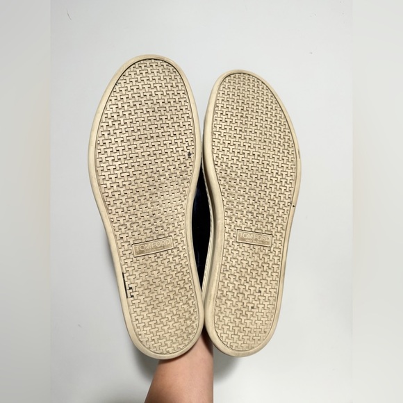 Men's Blue Tom Ford Velvet Sneakers - Picture 6 of 9